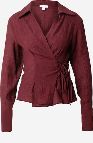 TOPSHOP Blouse in Purple: front