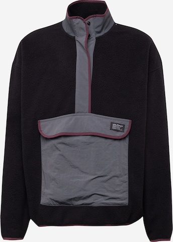 Pull-over 'Polar Fleece Mock Neck Sweatshirt' LEVI'S ® en noir : devant