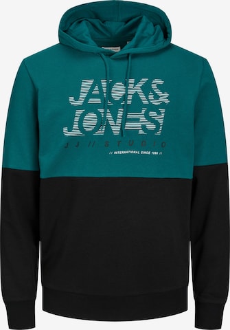 JACK & JONES Mikina 'MARCO' – zelená: přední strana