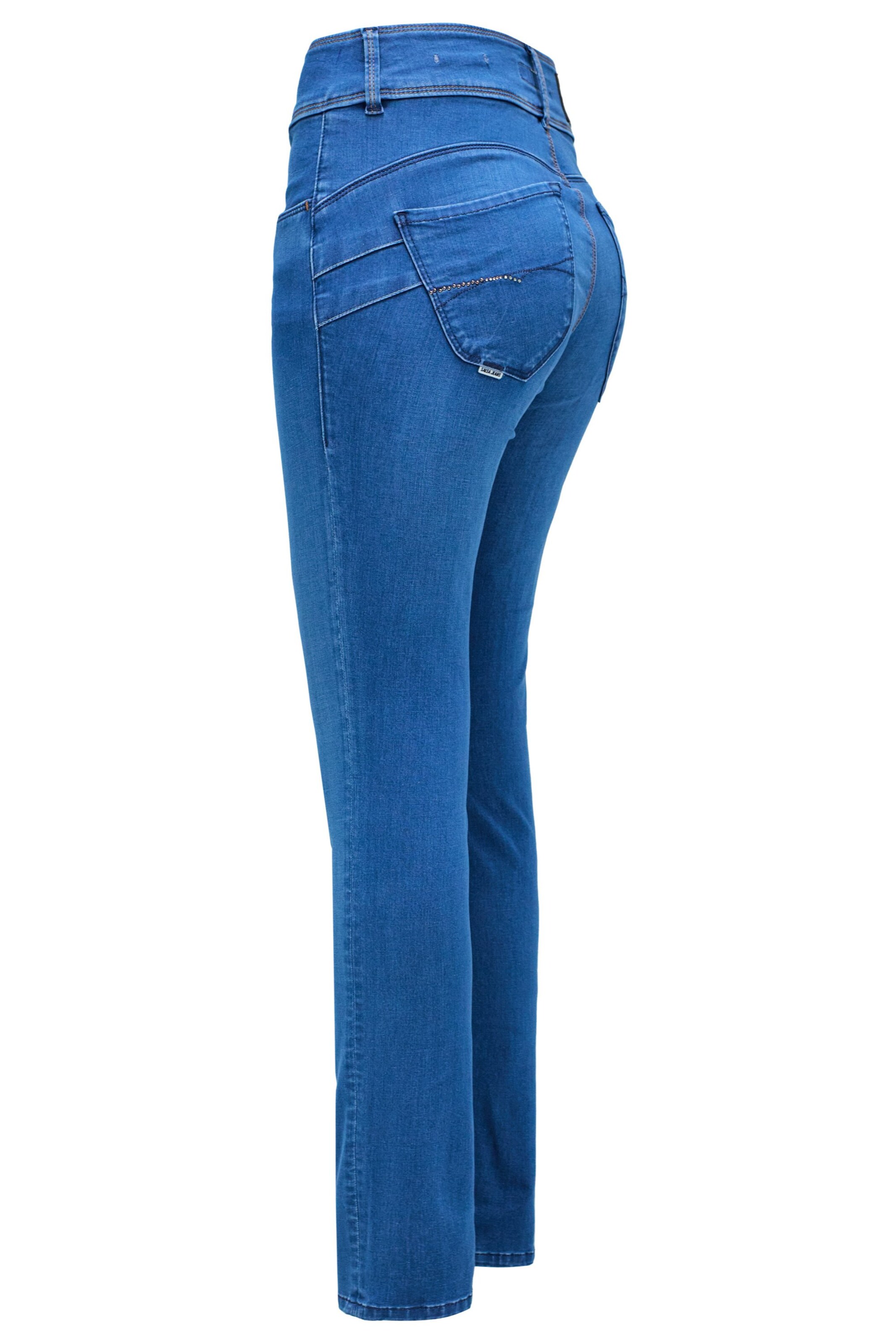 Salsa Jeans Skinny Jeans 'Secret' in Blau