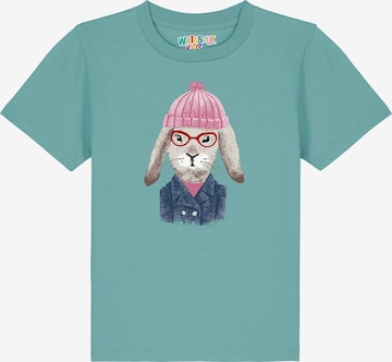 watabout.kids Shirt 'Hase' in Blue: front