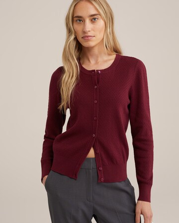 WE FashionKardigan - crvena boja: prednji dio