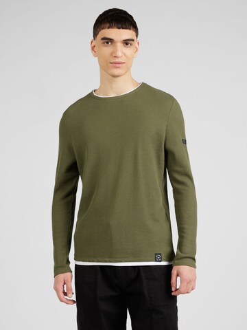 Key Largo - Pullover 'Stefano' em verde: frente