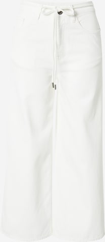 Wide Leg Pantalon 'ERICA' recolution en blanc : devant