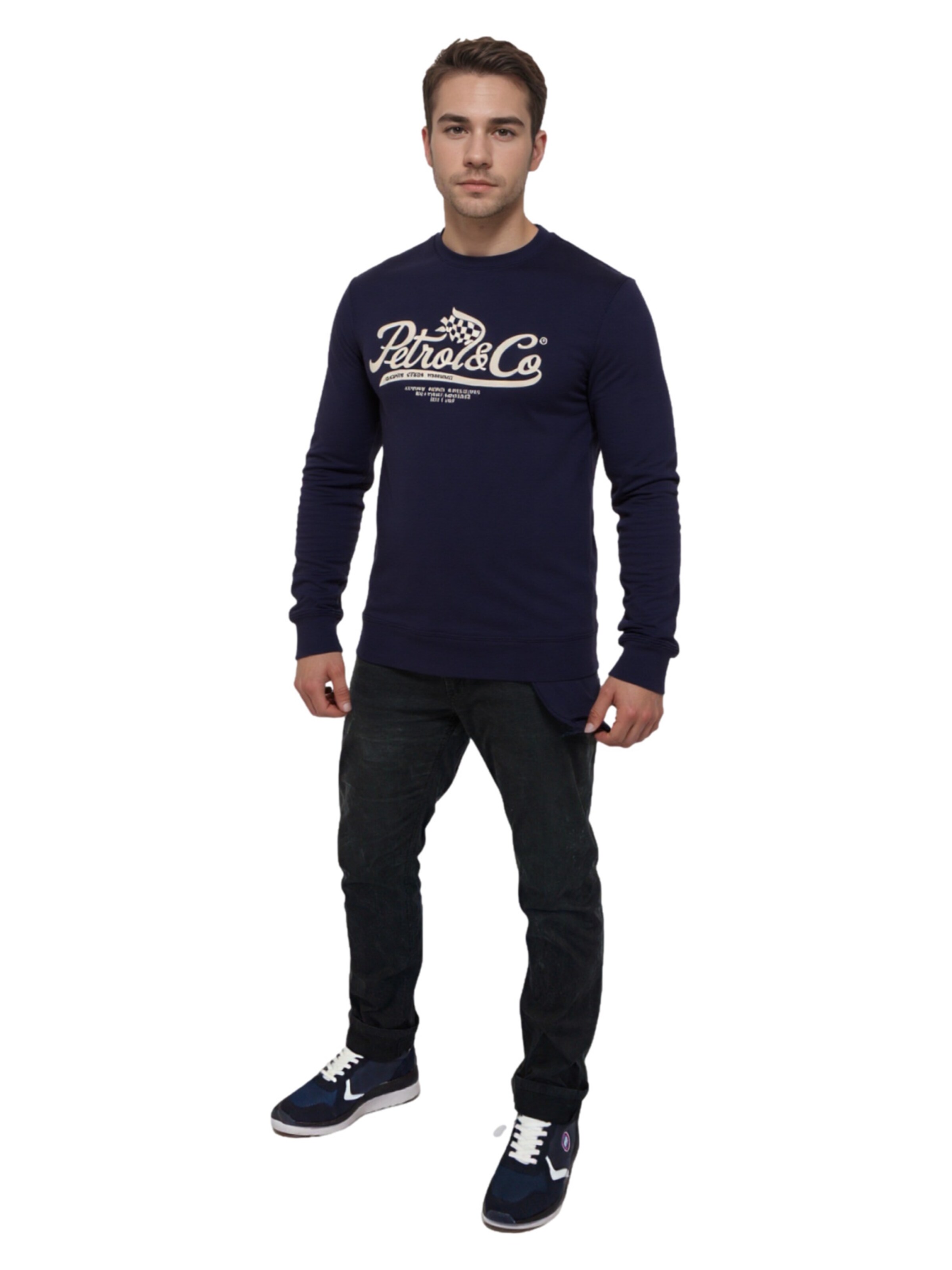 Petrol Industries Sweatshirt in Blue