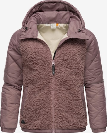 Ragwear Функциональная флисовая куртка 'Leeloo' в Лиловый: спереди