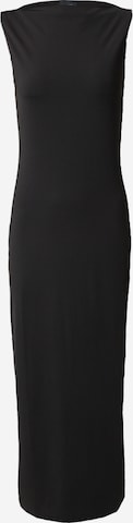 MonkiLjetna haljina - crna boja: prednji dio