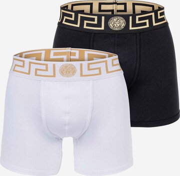 Boxers VERSACE en noir : devant