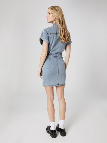 Hoermanseder x About You Shirt dress 'Liv' in Blue