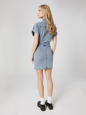 Hoermanseder x About You Shirt Dress 'Liv' in Blue
