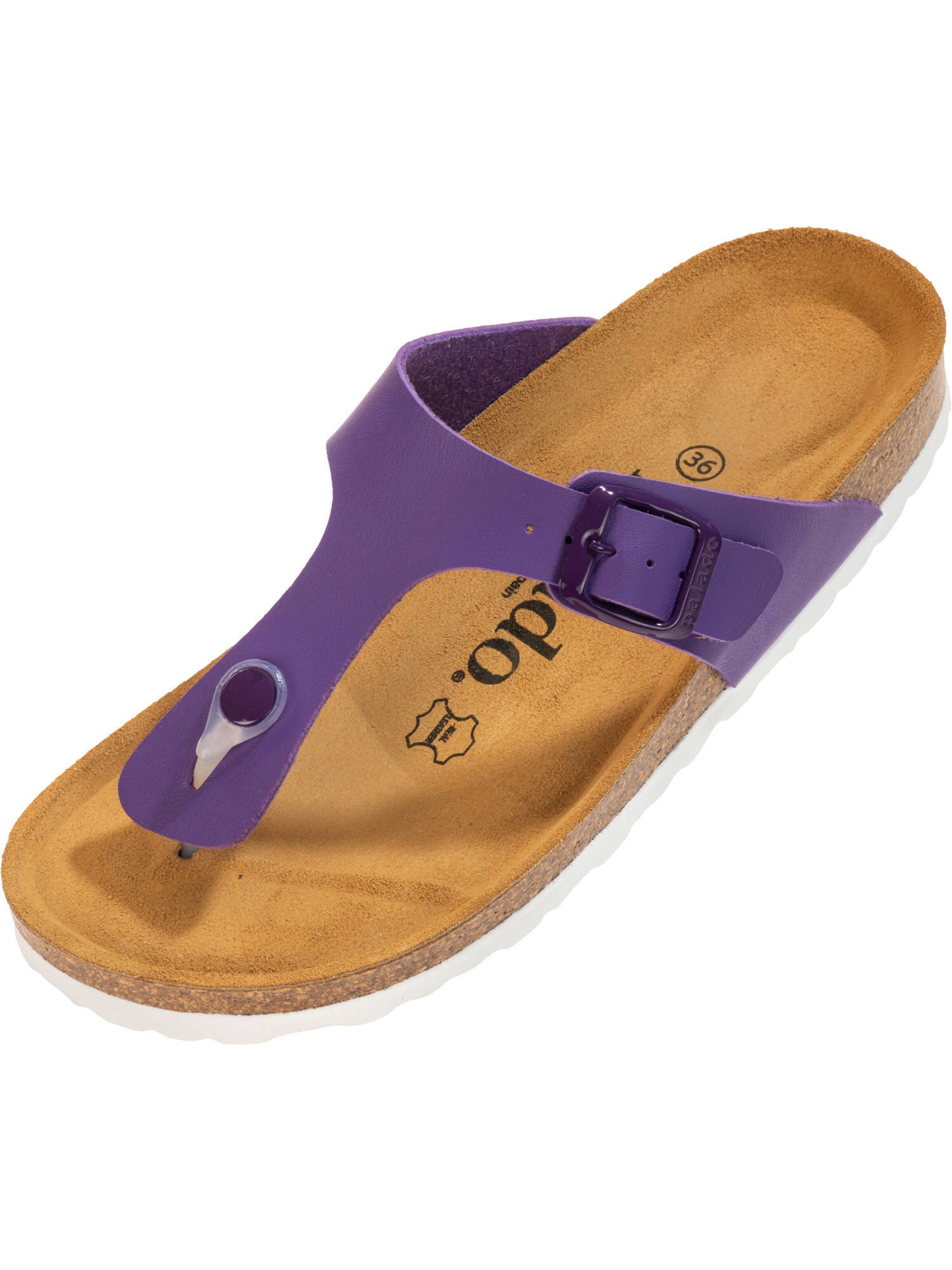 Tongs 'Kos' Palado en violet : devant