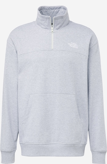 THE NORTH FACE Sweatshirt 'ESSENTIAL' in grau / weiß, Produktansicht