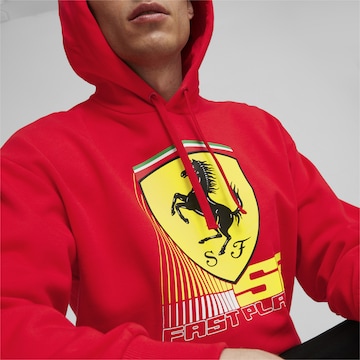 PUMA Athletic Sweatshirt 'Scuderia Ferrari Race CBS Motorsport' in Red