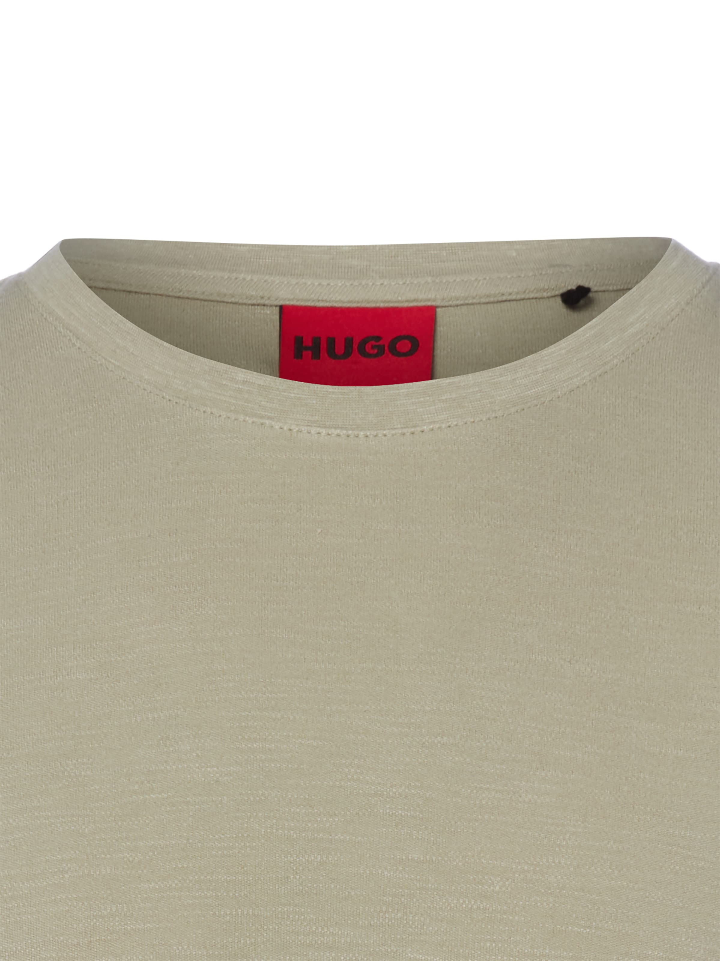HUGO T-Shirt 'Dulerostee' in Braun