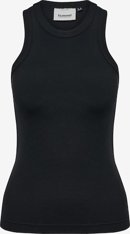 Hummel Sporttop 'Pulse' in Schwarz: Vorderseite