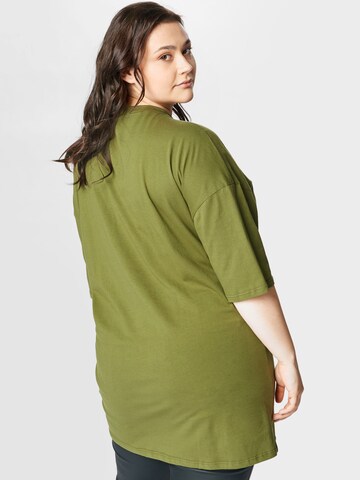 Missguided Plus Shirt in Green