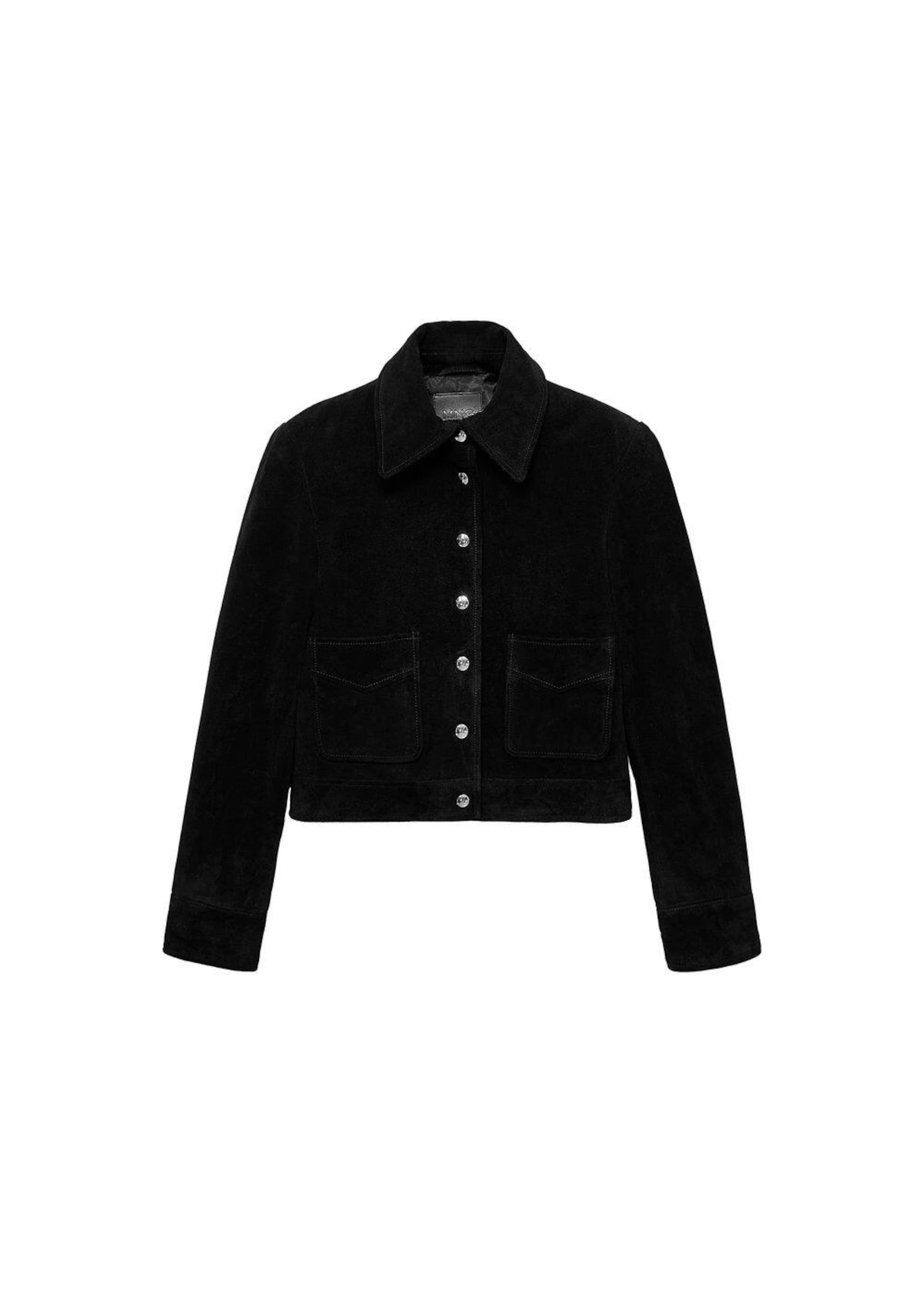 MANGO Jacke in Schwarz: Vorderseite