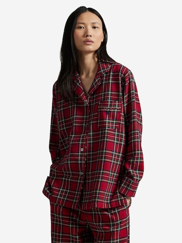 Polo Ralph Lauren Pyjama 'Cozy Flannel ' in Rood
