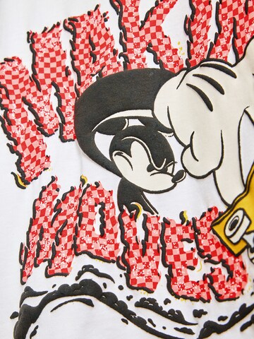 Desigual Póló 'Mickey Mouse' - fehér