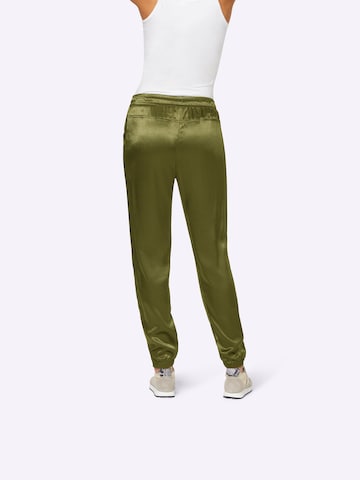 heine - Tapered Pantalón en verde