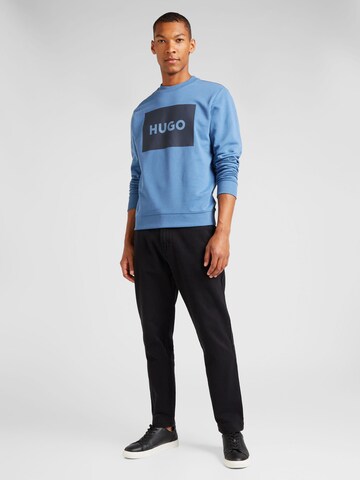HUGO Sweatshirt 'Duragol' in Blauw