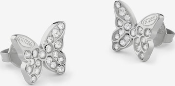 GUESS Ohrringe 'Chrysalis' in Silber: Vorderseite