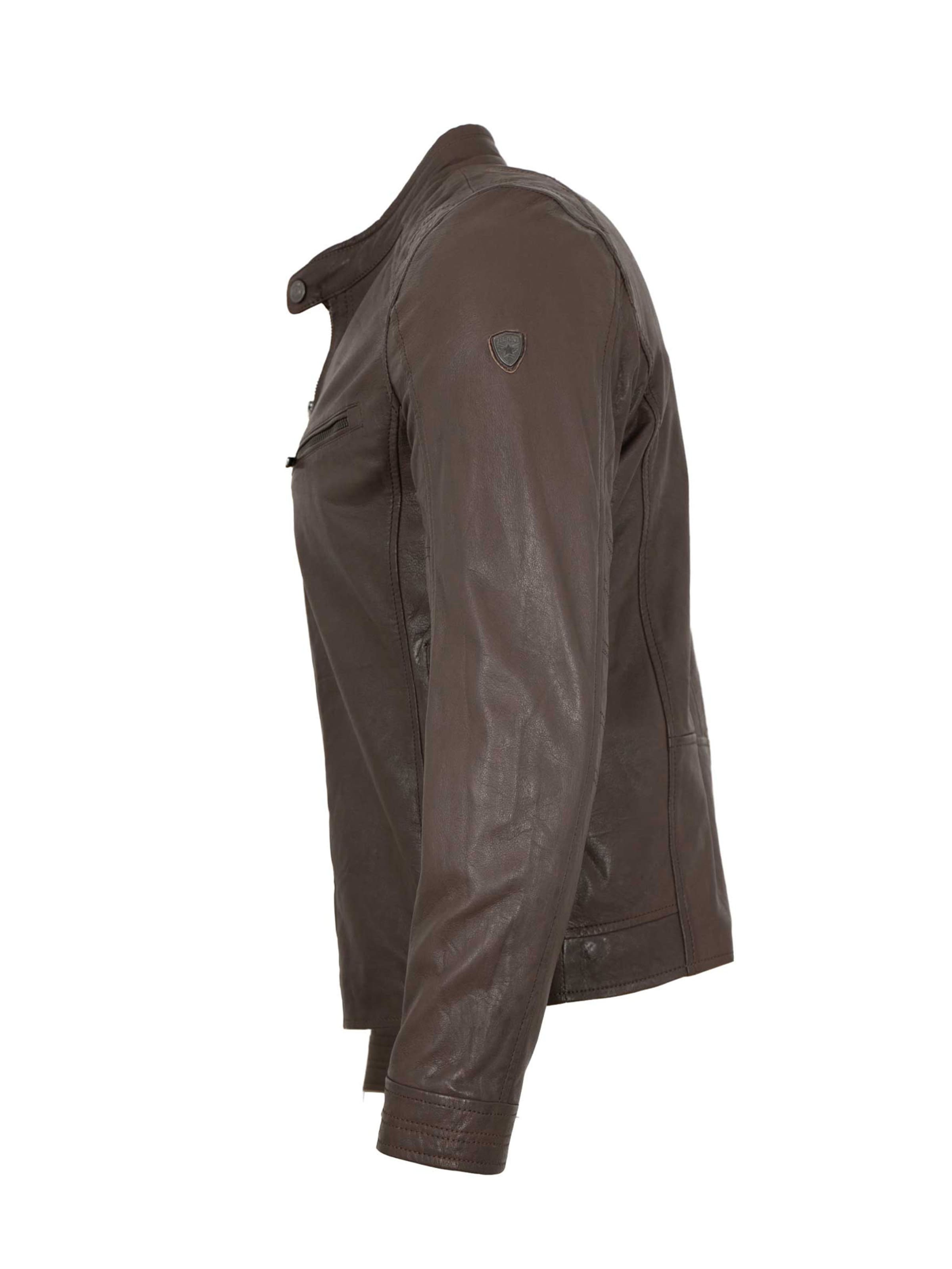 Jilani Between-Season Jacket 'Riga' in Brown