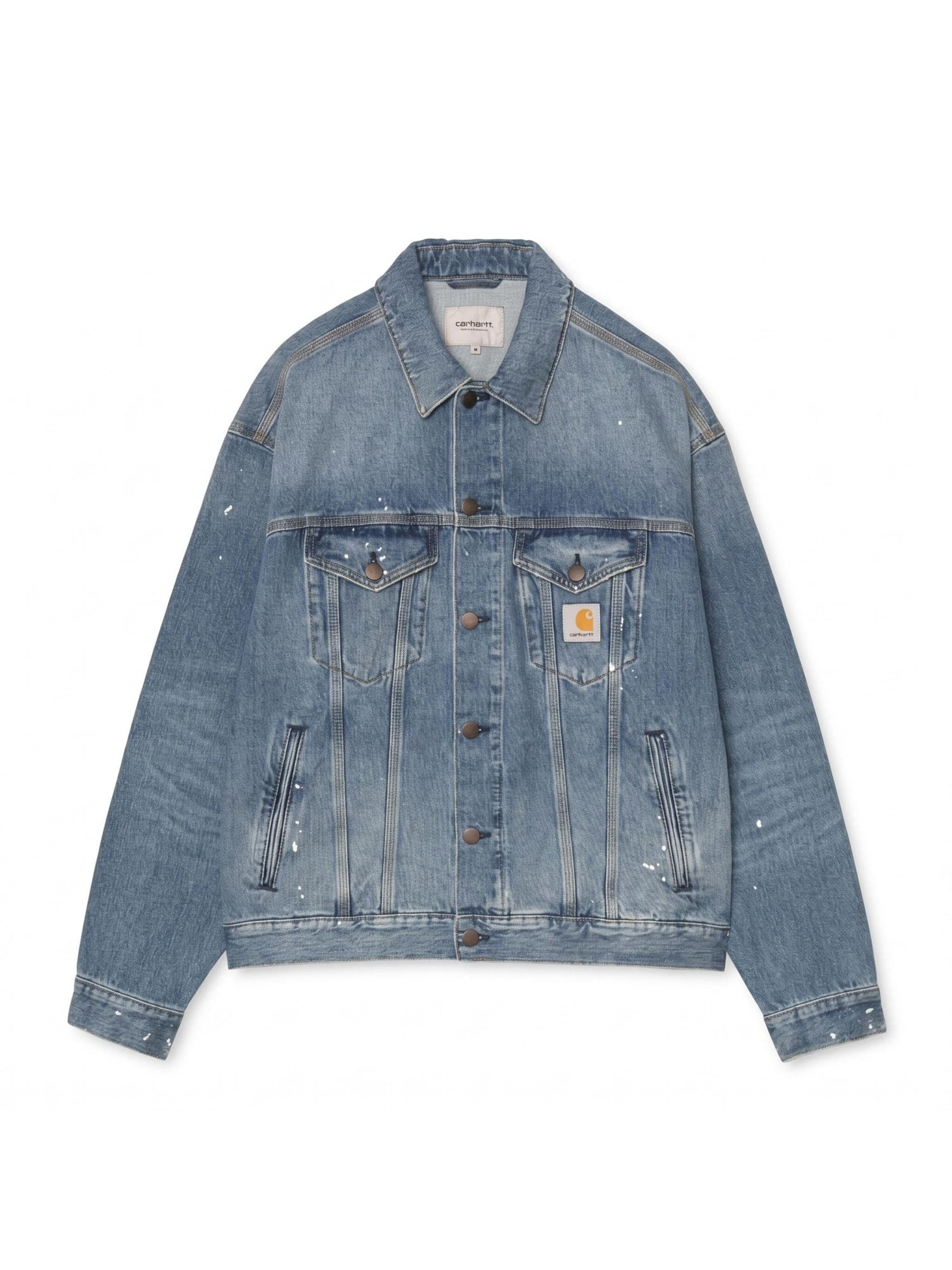 Carhartt WIP Between-Season Jacket 'HELSTON JACKET BLUE' in XS in Blue, Item view
