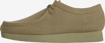 Clarks Originals - Mocassins 'Wallabee Lite' em castanho: frente