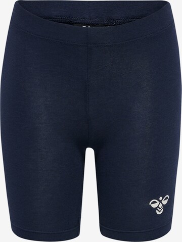 Hummel Skinny Sporthose in Blau: predná strana