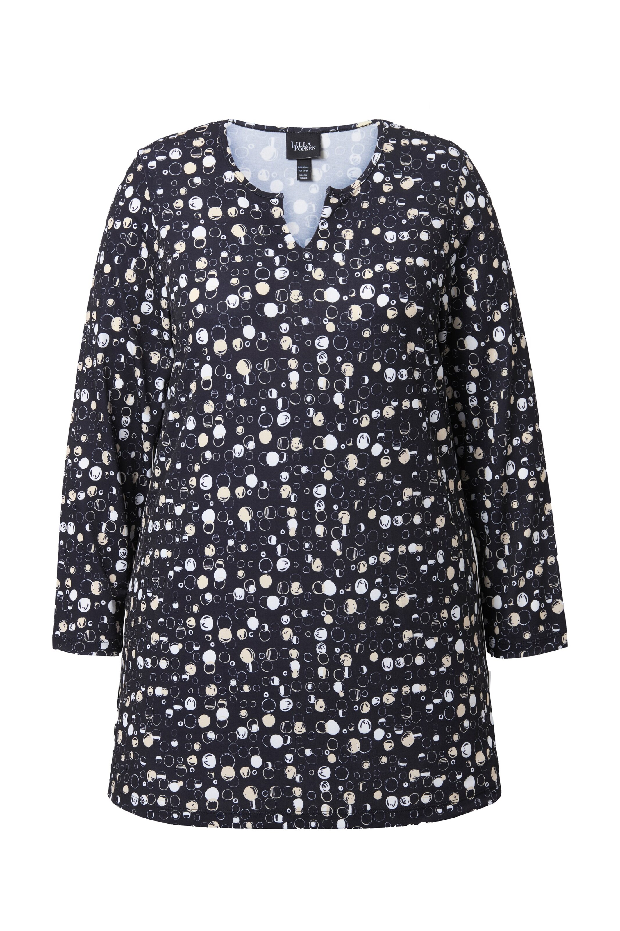 Ulla Popken Shirt in Schwarz: Vorderseite