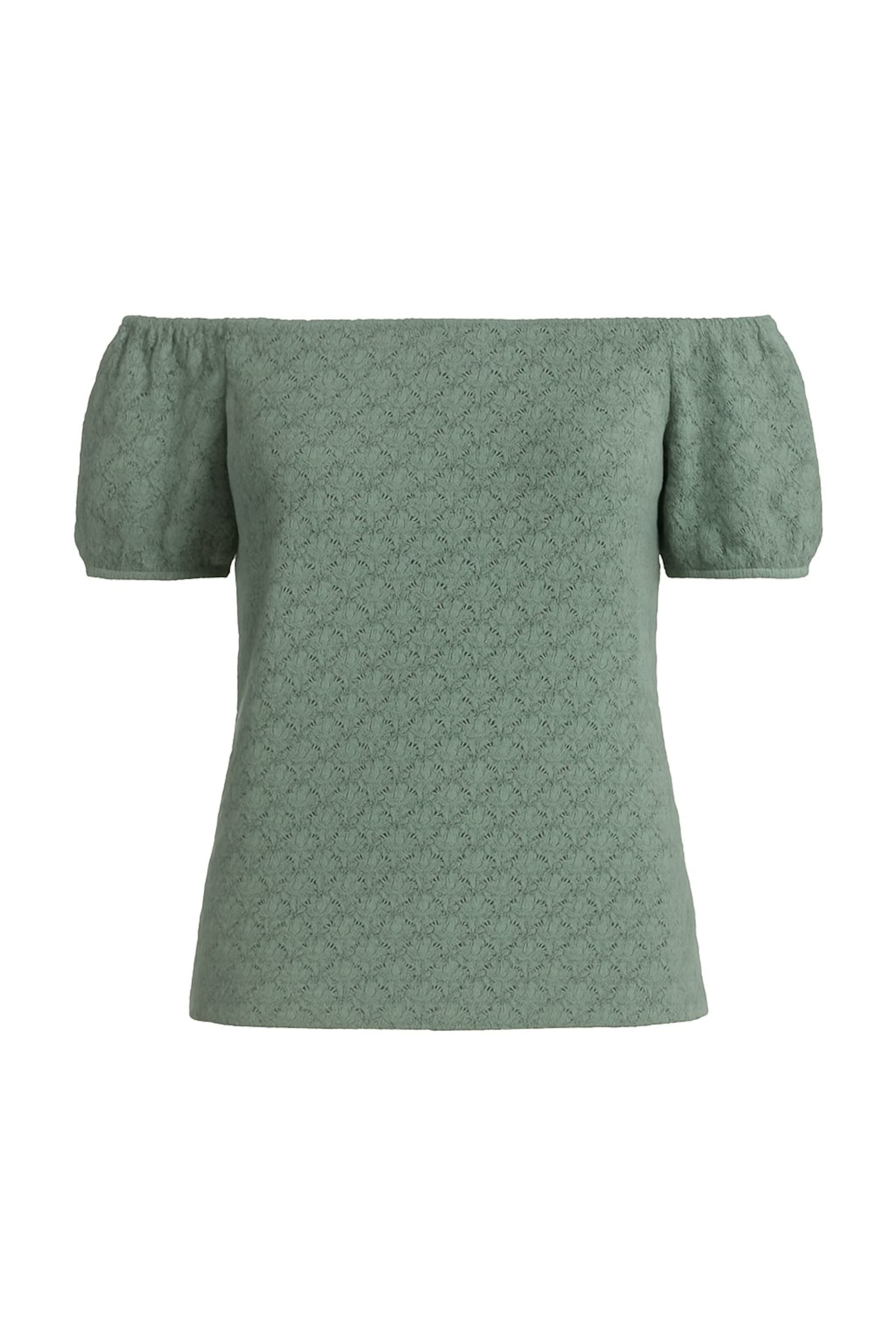 Alexa Dash Blouse in Green: front