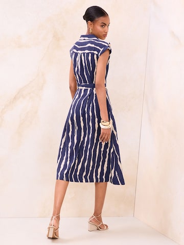 Lipsy - Vestido camisero en azul