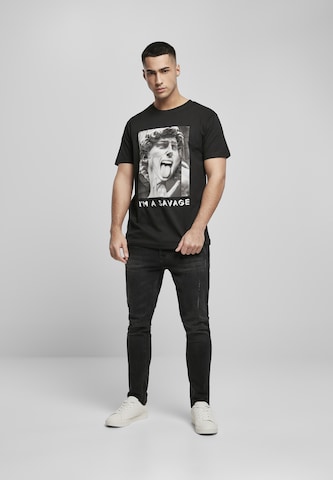 Coupe regular T-Shirt 'I´m A Savage' Mister Tee en noir