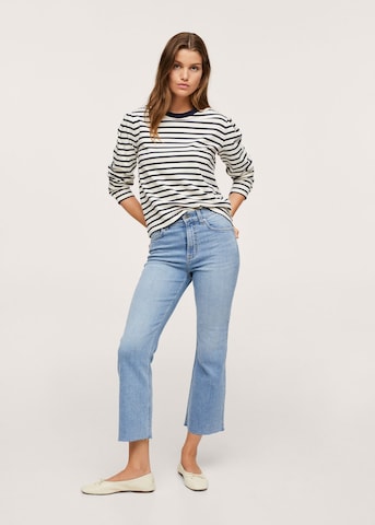 MANGO Flared Jeans 'Sienna' in Blau