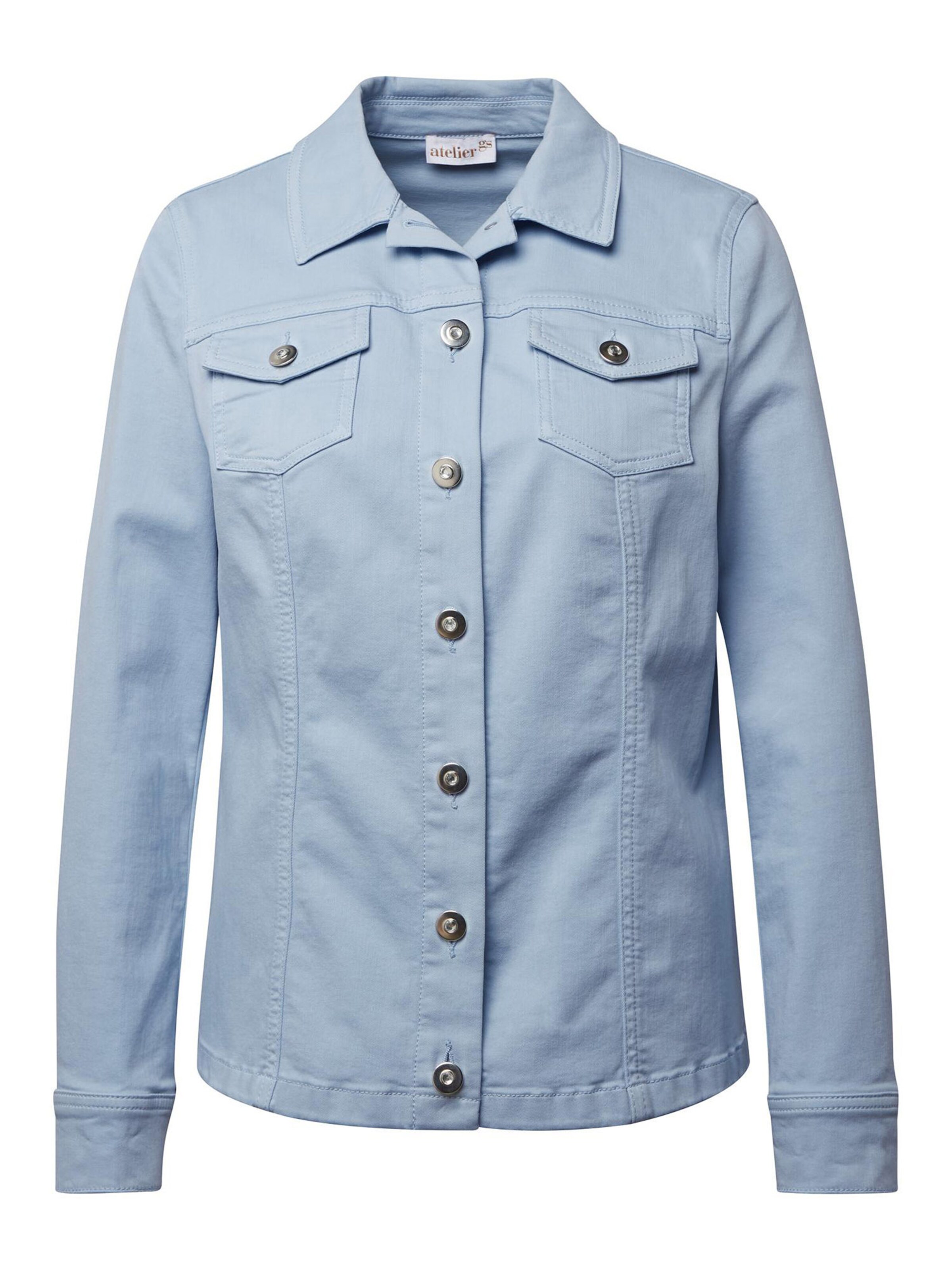 Goldner Tussenjas in Blauw: voorkant