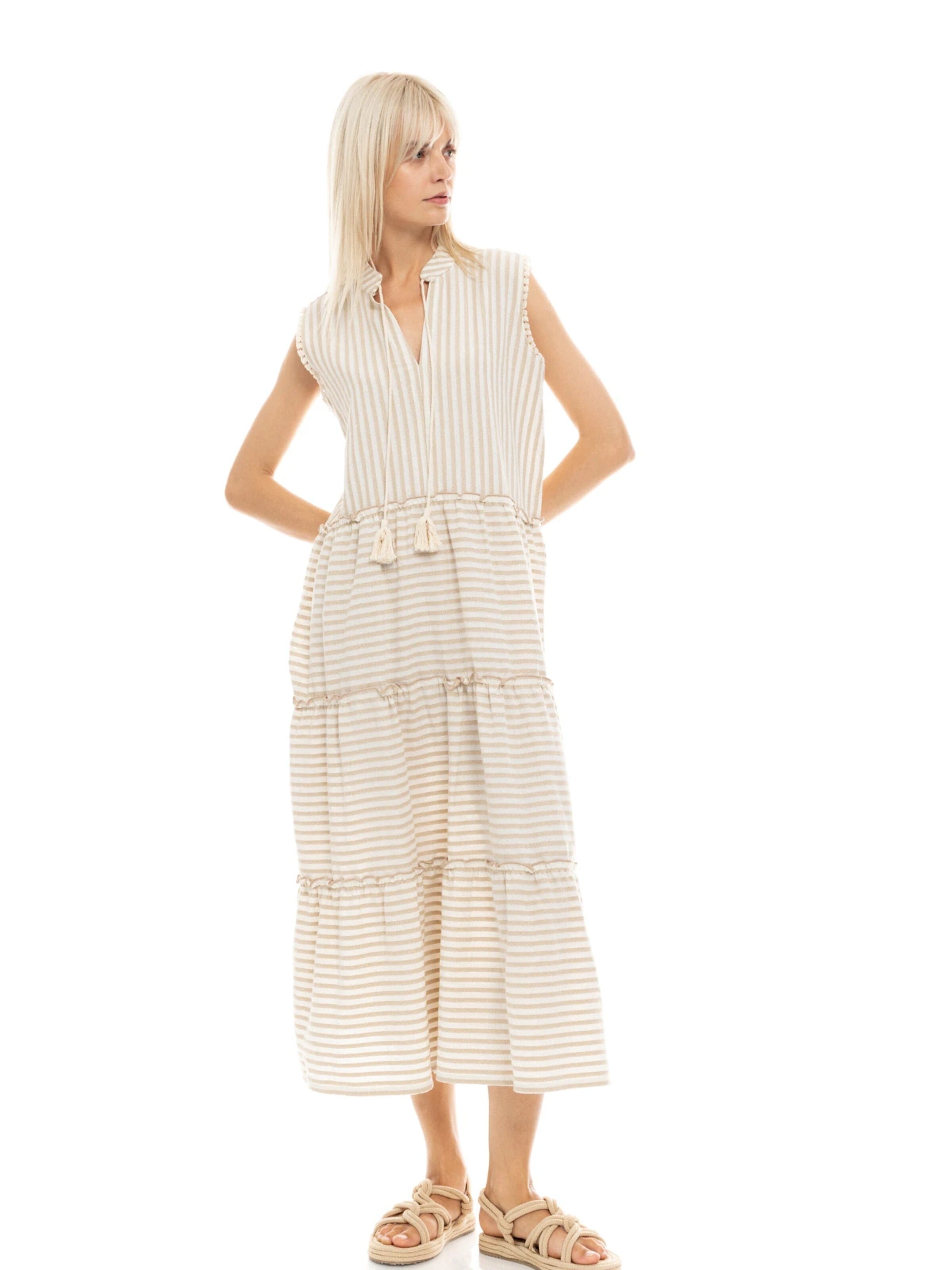 Robe Pink Label en beige