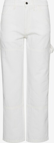 Superdry Pants in White: front