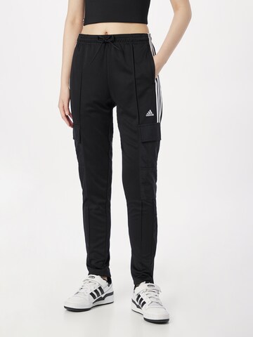 ADIDAS SPORTSWEARregular Sportske hlače 'Tiro ' - crna boja: prednji dio