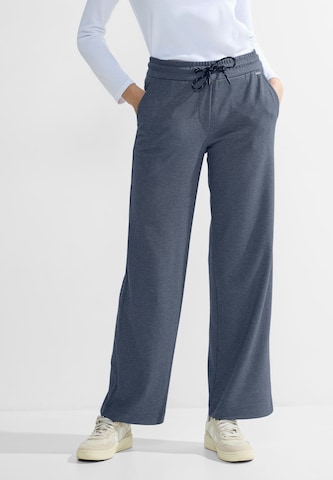 CECIL Wide leg Pants in Blue: front