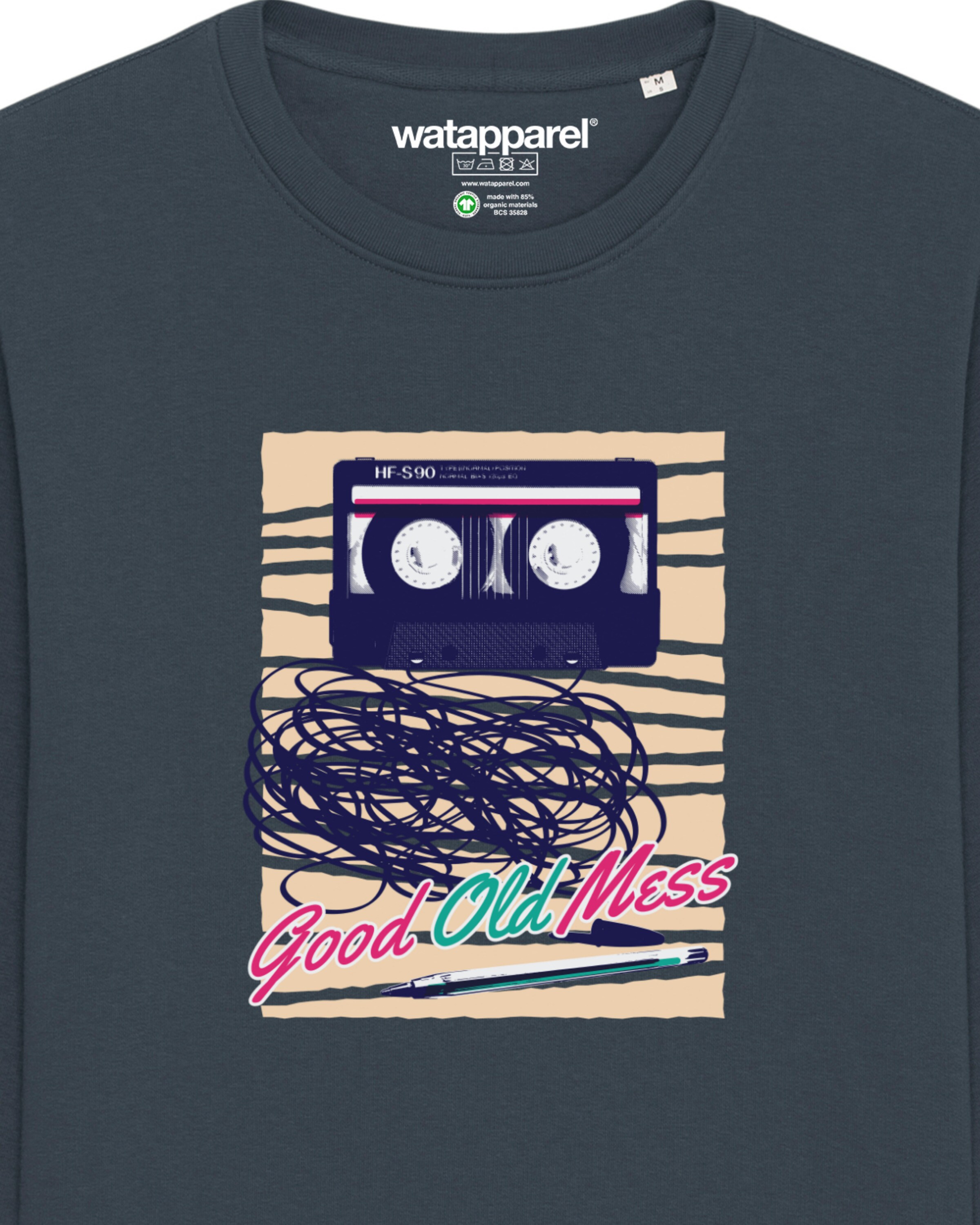 Felpa ' Good Old Mess ' di Watapparel in grigio