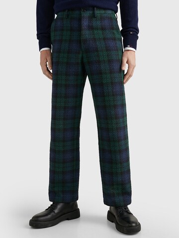 TOMMY HILFIGER Regular Chinohose 'Murray Black Watch Tartan ' in Blau: Vorderseite