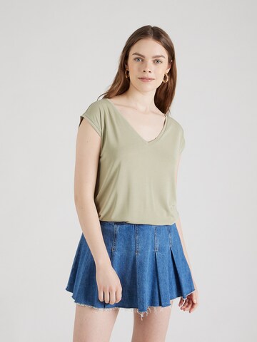 PIECES T-Shirt 'KAMALA' in Grün: Vorderseite