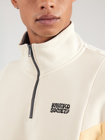 Sweat-shirt Kaotiko en beige