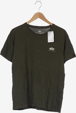 ALPHA INDUSTRIES Shirt in XL in Green: front
