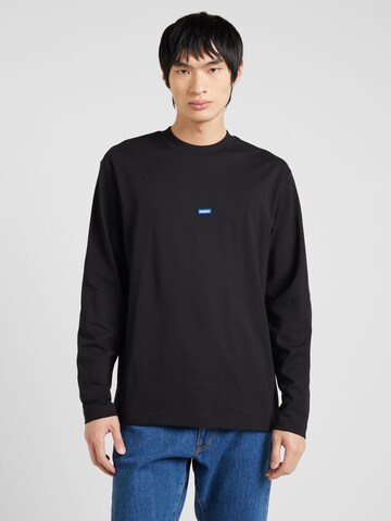 HUGO Shirt 'Nilongti' in Schwarz: Vorderseite
