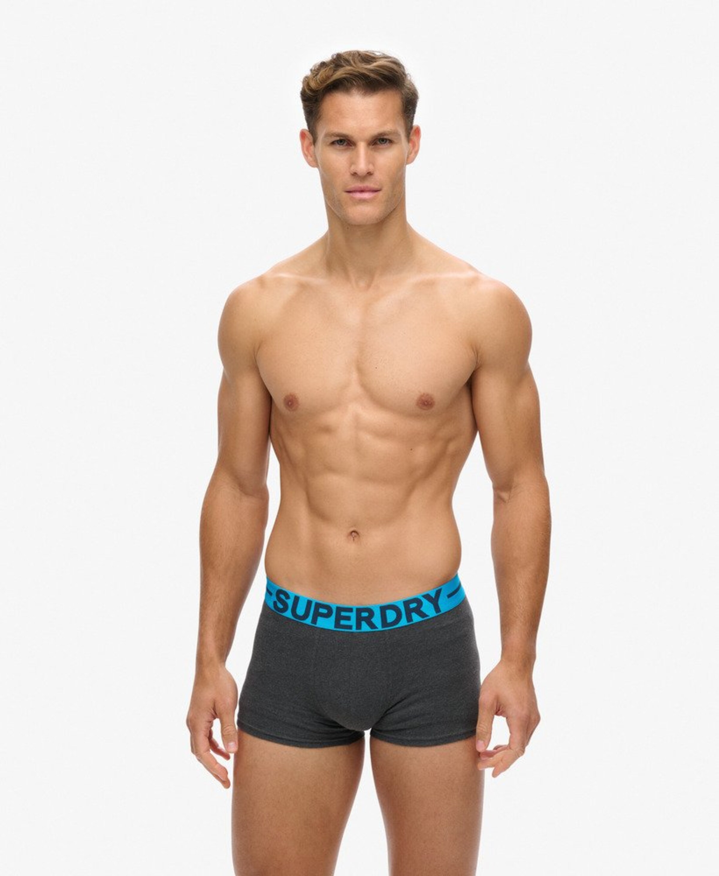 Superdry Boxershorts in Grijs: voorkant