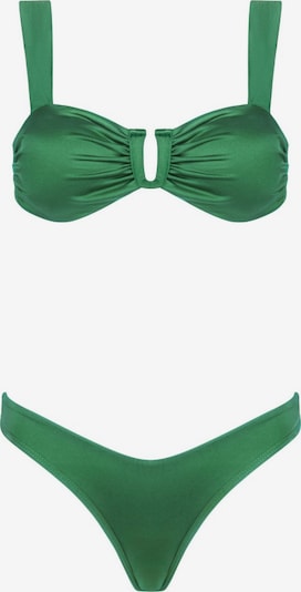 Acuarela Brand Bikini 'Royale U Brazilian Bikini Set' koossa S värissä vihreä, Tuotenäkymä
