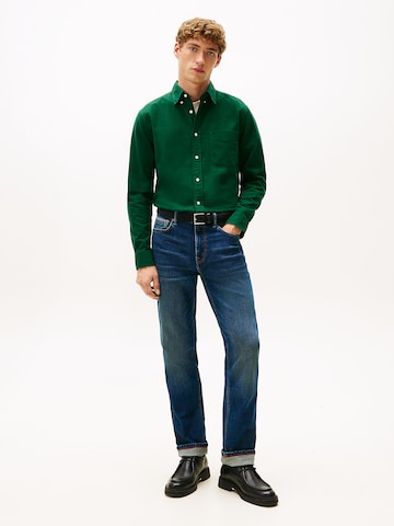 TOMMY HILFIGER Regular Fit Hemd in Grün
