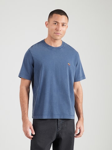 Abercrombie & Fitch Футболка в Синий: спереди